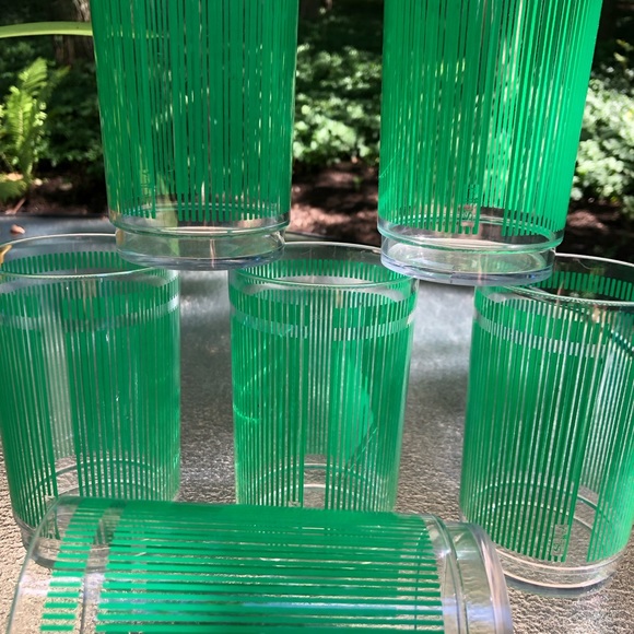 60’s VTG SIGNED Shafford Plastic Drinkware & Appetizer Cup . 8 pc set. Fantastic - Picture 8 of 8